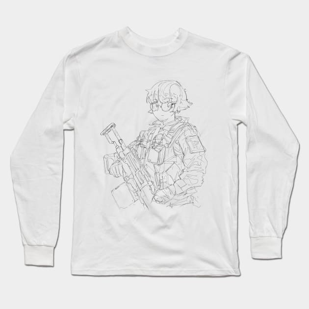 Megane Long Sleeve T-Shirt by Kyokaz